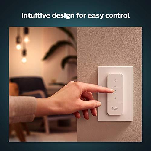 【送料無料】Philips Hue v2 Smart Dimmer Switch and Remote, Installation-Free, Smart Hom_3