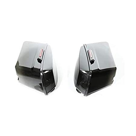 感謝の声続々！ TCMT ブラックアースフェード ハードサドルバッグ蓋