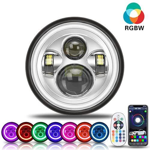 SUNPIE　inch　RGBW　H　Projector　LED　For　Headlights　DAYMAKE　Chrome　arley　Bulb