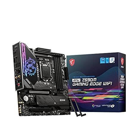 【送料無料】MSI MPG Z590M Gaming Edge WiFi Gaming Motherboard (Micro-ATX， 11th/10th Gen(48348円)