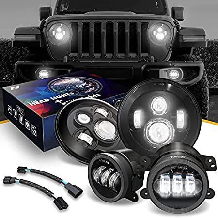 NUVISION LIGHTING NVL-HL-001 Inches LED Projector Headlight High Low Beam