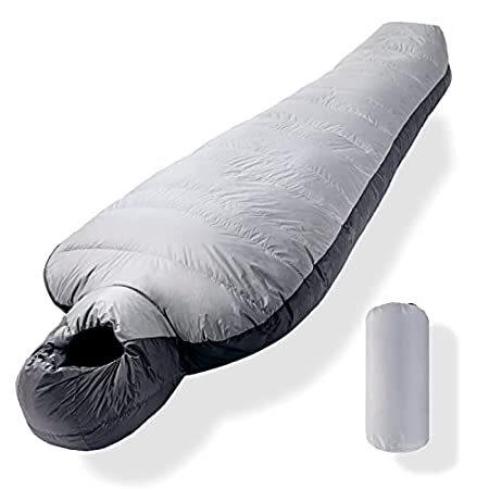 Backpacking Sleeping Bag, 32℉/0℃ Ultralight 800 Fill Power Down Sleeping Ba