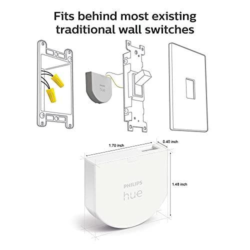 【送料無料】Philips Hue 571240 Hue 壁スイッチモジュール 2個パック ホワイト