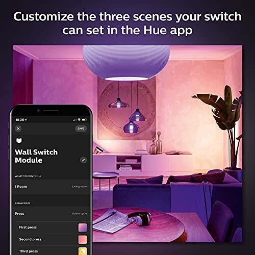 【送料無料】Philips Hue 571240 Hue 壁スイッチモジュール 2個パック ホワイト
