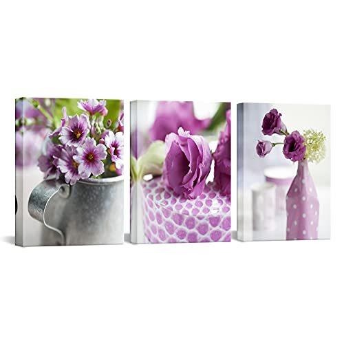 送料無料 ホーム Biuteawal 3パネル 花柄 美術 工芸品 キャンバス ウォールアート 紫 花 リビングルーム B0995vv6ならショッピング ランキングや口コミも豊富なネット通販 更にお得なpaypay残高も スマホアプリも充実で毎日どこからでも気になる商品をその場でお