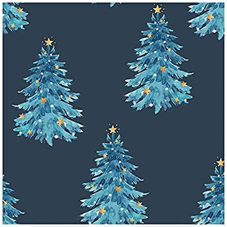 購入 証明 書 送料無料 クリスマス装飾 ウィンターサンタ装飾 ネイビー ブルー ゴールド 住宅設備 Haokhome 内装 ネイビー ブルー ゴールド 壁紙 ピールアンドスティック ホームデコレーションに 1年保証付き