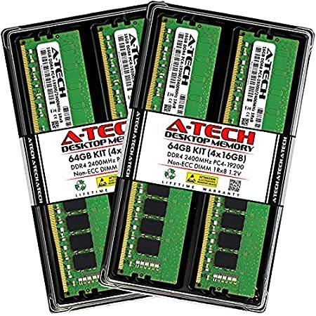 【送料無料】A-Tech 64GB (4x16GB) RAM Replacement for Kingston HyperX HX424C15FB4K4/64 |