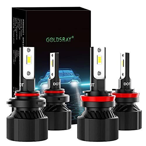 [H11　H9　H8　Beam]　AND　Low　High　Beam]　[9005　HB3　Bulbs　LED　Headlight　DOT
