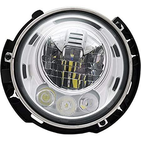 KarParts360 Headlight For Jeep Wrangler 2017 Driver Side LED Replacemen