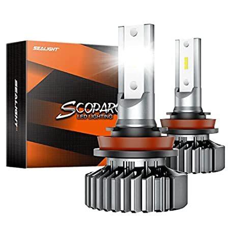 SEALIGHT　S1　H11　6000K　H8　Bulbs　LED　H9　Bright　White　Super　Eye-Protection　Lig