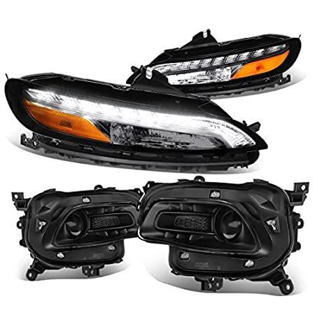 [Halogen Type] 4Pcs Factory Style Projector Headlights and Signal Lamps wit