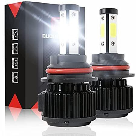 DUOLUTONG 9007/HB5 LED Headlight Bulbs, 60W 5000 Lumens Super Bright LED He