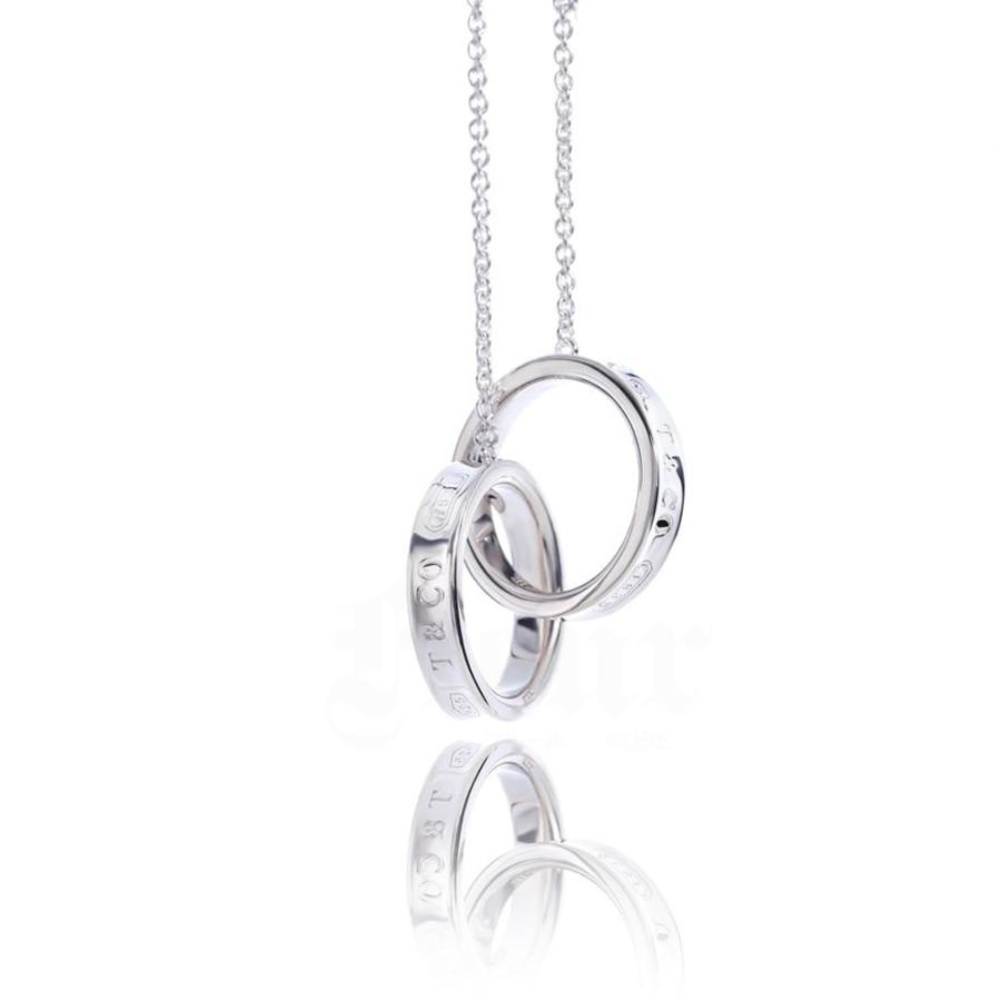 ティファニー ネックレス TIFFANY＆Co. 1837 インターロッキング ペンダントS・M セット  プレゼント  ギフト 並行輸入品の画像