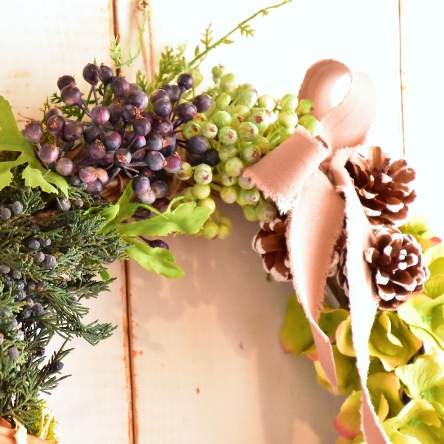 クリスマスリース 手作り　シック　おしゃれ 　大人っぽい　プリザーブドフラワー　実　シナモン　ギフト　送料込 |  | 03