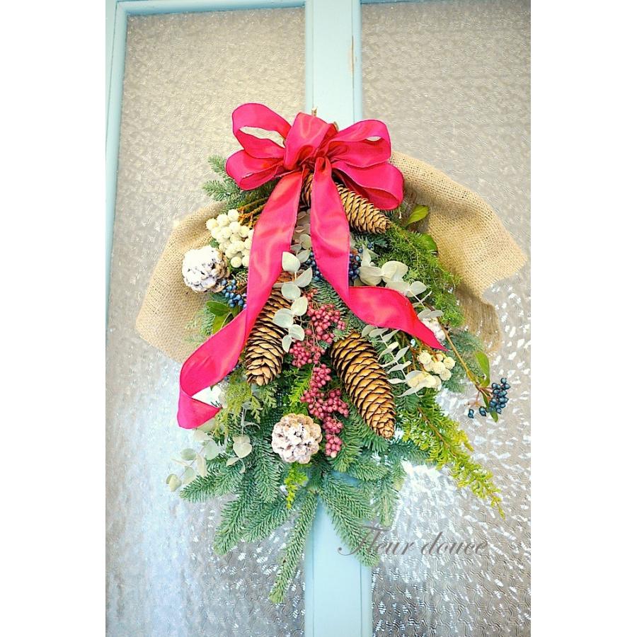 クリスマススワッグ 早割　手作り 本物  玄関 大きい オレゴン産　生モミ　フレッシュ　大きい 送料込　　おしゃれ　ドイツトウヒ　ユーカリ　ヒバ |  | 02