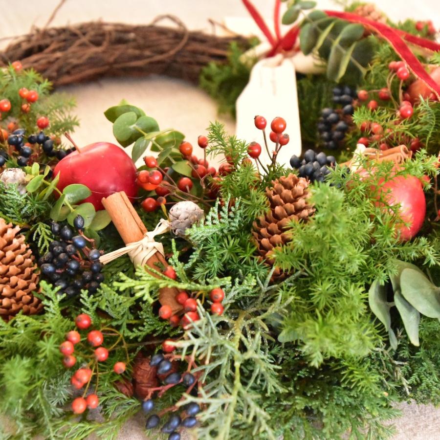 クロガネモチ　リース　クリスマスリース 663b18ddbdb973e44e48016f79f4da