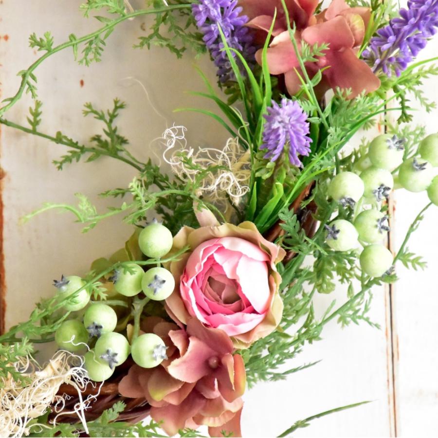 リース 玄関 おしゃれ ピンク バラ ギフト プレゼント バラ ローズ