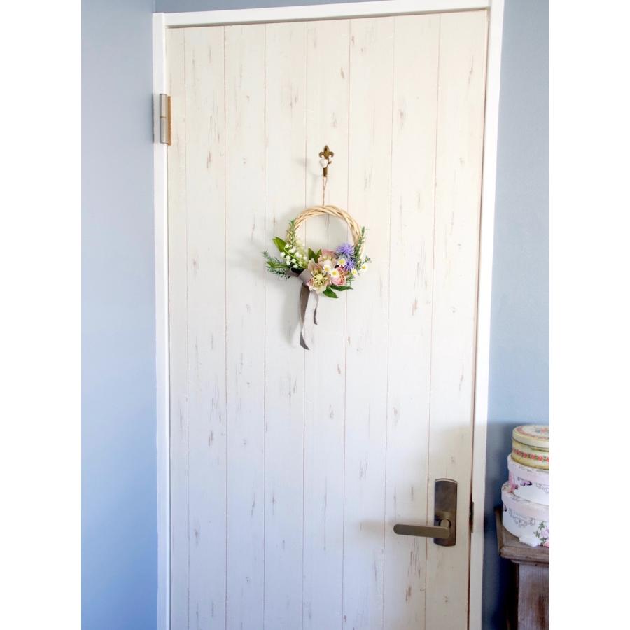 リース　玄関　スズラン クリスマスローズ ミニサイズ　23cm 全国送料無料　ギフト　　 |  | 04