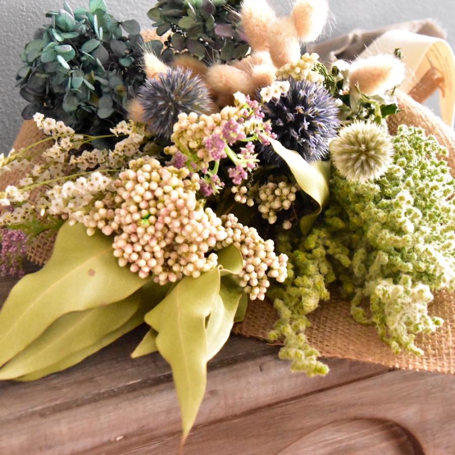 スワッグ　おしゃれ　花束　ブーケ　プリザーブドフラワー　ドライフラワー　プレゼント　ギフト　ブルー |  | 01