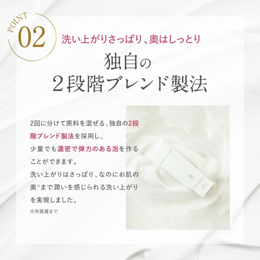 Fleuri（フルリ） 公式 ミネラルクレイフォーム 100g (2本) 洗顔 洗顔