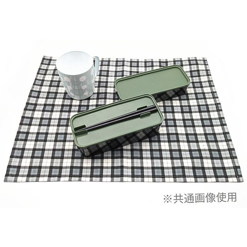 ナフキン・ランチクロス(33cm×43cm)長方形【デニム調 無地 ブラック