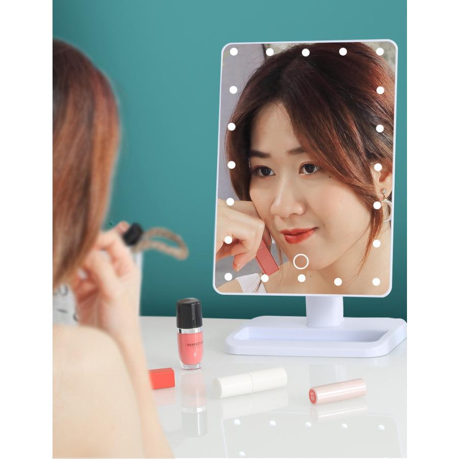 女優ミラー おすすめ 卓上ミラー ライト付きミラー おしゃれ 化粧鏡