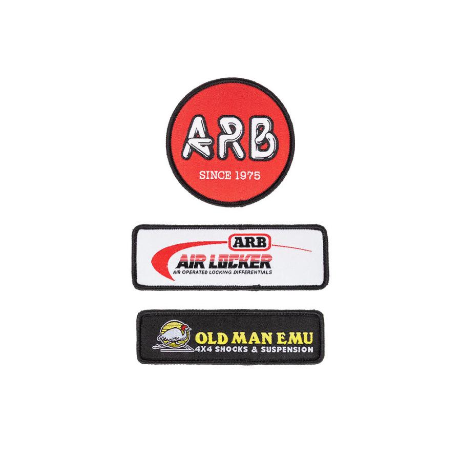 ARB 正規品 レトロロゴパッチ 3枚セット ARB3502「1」 : ARB 4x4 