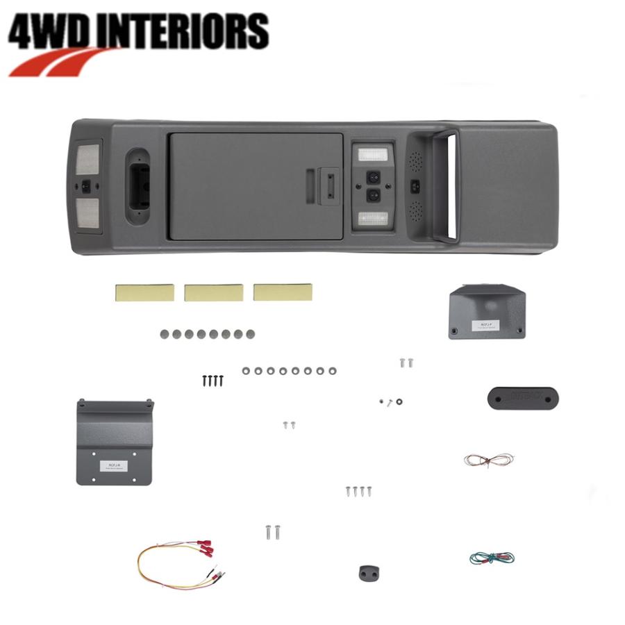 4WD INTERIORS 正規品 ルーフコンソール トヨタ FJクルーザー用 BRCFJ