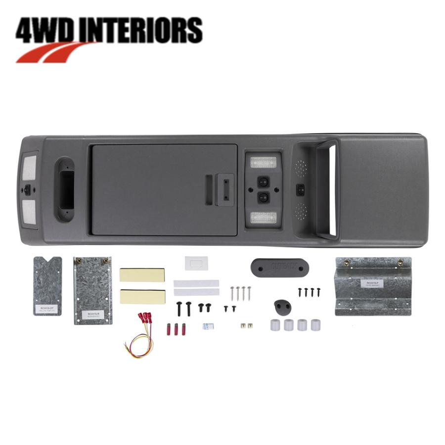 4WD INTERIORS 正規品 ルーフコンソール トヨタ ハイラックス ダブル