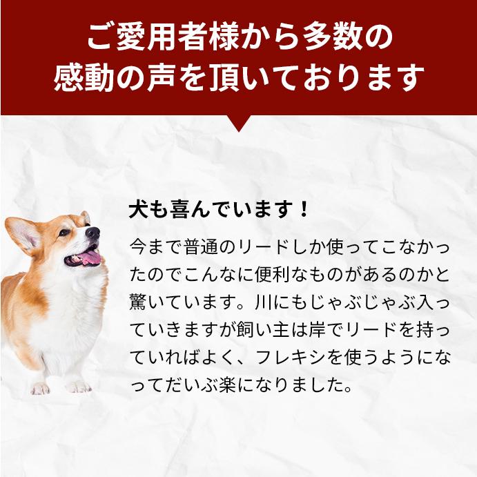 フレキシリード 8m 中型犬 伸縮リード ジャイアント テープ ロングリード | flexi リード 犬 リード 伸縮 8m 伸びるリード 巻き取り 犬リード 犬のリード 長い｜flexi-lead｜09