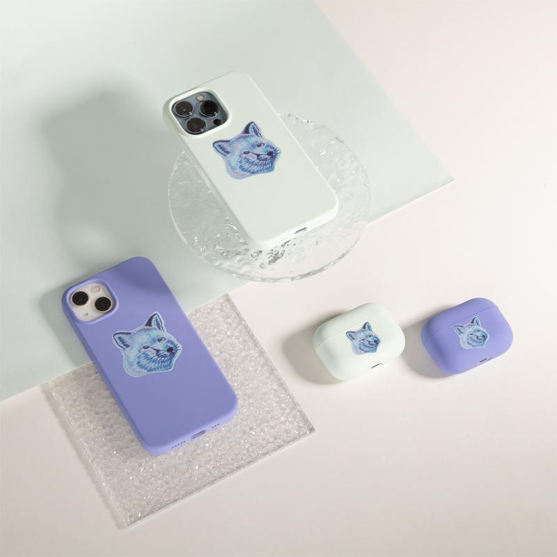 Maison Kitsune x Native Union COOL-TONE FOX HEAD for iPhone 13（Provencal Blue）メゾンキツネ アイフォンケース【国内正規代理店品】｜flgds｜06