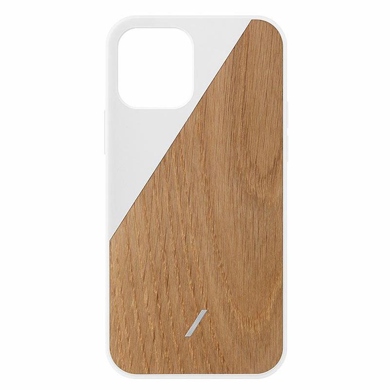 Native Union Clic Wooden Case (iPhone 12 mini対応)（ホワイト）アイフォンケース【国内正規代理店品】｜flgds