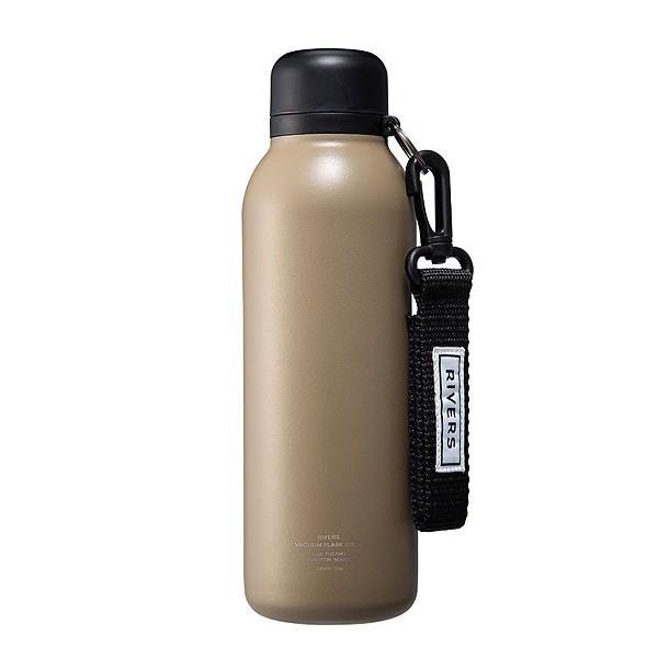 リバーズ バキュームフラスク ステム BL 500ml （ボトルリーシュ付き）保温保冷マグボトル 真空断熱ステンレスボトル ストラップ カラビナ 直飲み 水筒 | RIVERS | 06