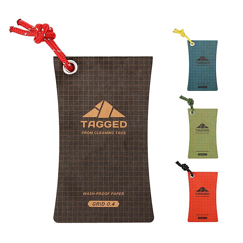 TAGGED OUTDOOR GRID（方眼）耐洗紙メモパッド メモ帳 designed by