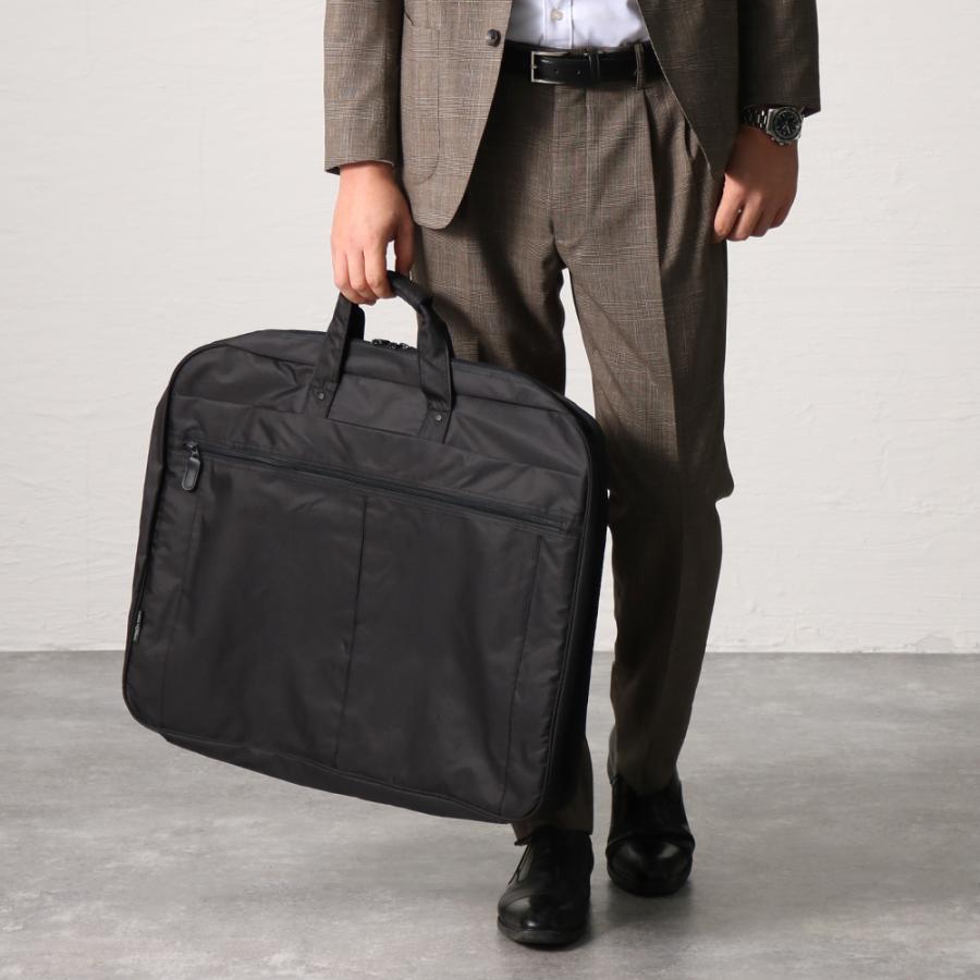 バッグ ビジネスバッグ ガーメント メンズ 手提げ ハンガー付き 鞄 出張 冠婚葬祭 黒 ブラック BC大型3スーツ三ツ折ハンガー bag-28（13064）【送料無料】 |  | 07