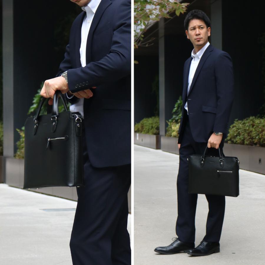 バッグ ビジネスバッグ ガーメント メンズ タブレット対応 手提げ 肩掛け ブリーフケース 鞄 ハミルトン角シボ両アオリビジネス bag-31（26721）【送料無料】 |  | 06