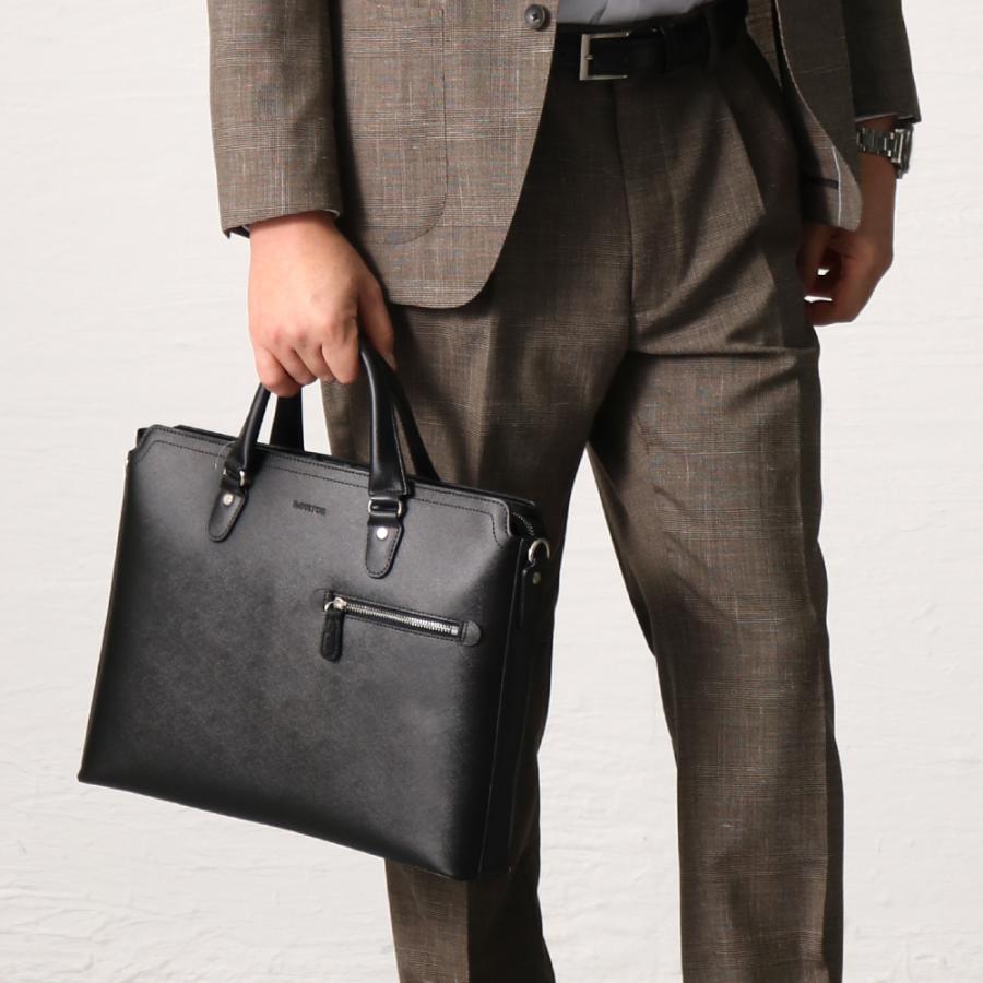 バッグ ビジネスバッグ ガーメント メンズ タブレット対応 手提げ 肩掛け ブリーフケース 鞄 ハミルトン角シボ両アオリビジネス bag-31（26721）【送料無料】 |  | 07