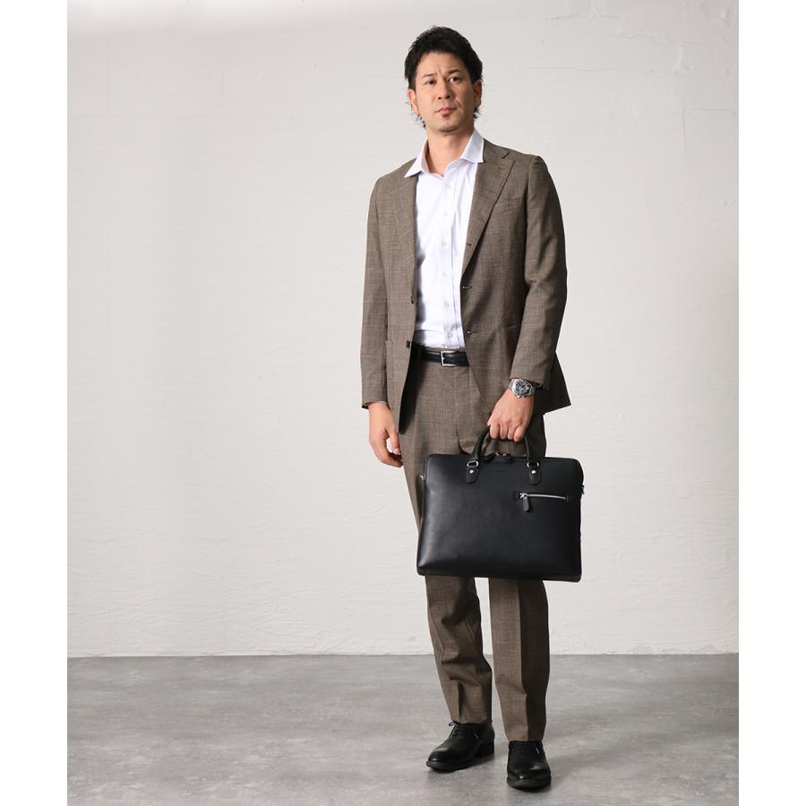 バッグ ビジネスバッグ ガーメント メンズ レディース タブレット対応 手提げ 肩掛け ブリーフケース ハミルトン角シボ2本手Ｙ付BZ bag-32（26691）【送料無料】 |  | 07