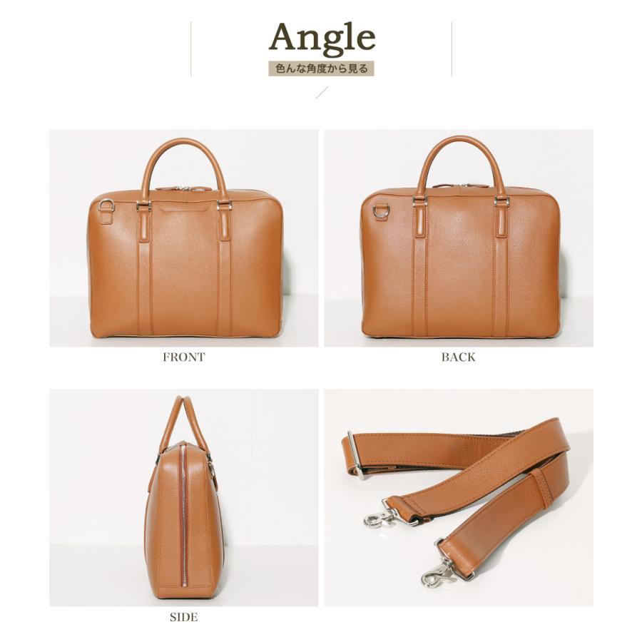 バッグ ビジネスバッグ メンズ レディース 牛革 レザー タブレット対応 手提げ 肩掛け ブリーフケース ハミルトンG牛革LWGビジネス bag-34（26713）【送料無料】 |  | 18