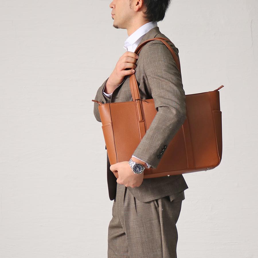 バッグ ビジネスバッグ メンズ レディース 牛革 レザー タブレット対応 手提げ 肩掛け トートバッグ ハミルトンG牛革LWG平手トート bag-35（53436）【送料無料】 |  | 11