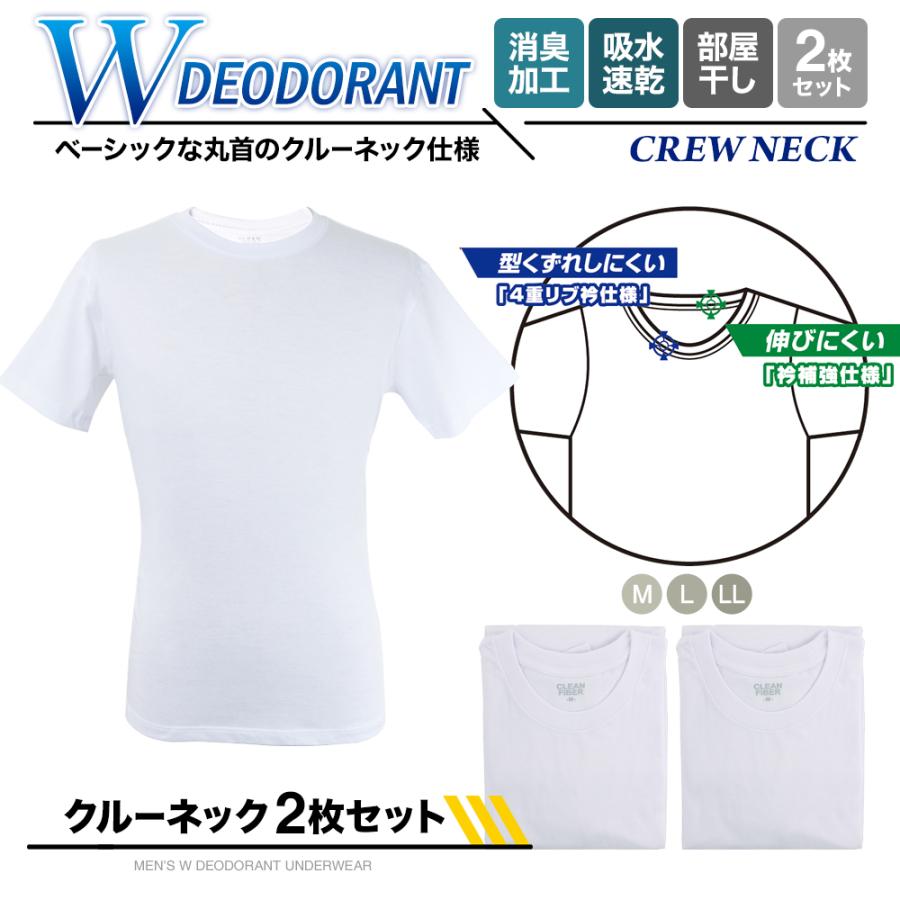 FLiC（フリック） 2枚セット デオドラント 吸汗速乾 消臭加工 インナー