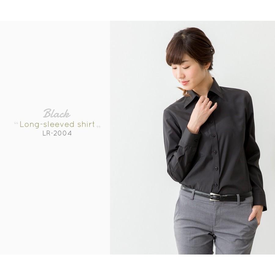 ブラウス ワイシャツ レディース 長袖 七分袖 レギュラーカラー オフィス ビジネス フォーマル シャツ 事務服 制服 スリム la-01【メール便送料無料】 | FLiC | 17