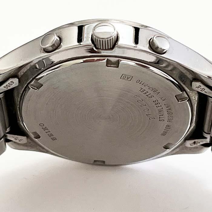 SEIKO セイコー クロノグラフ クォーツ時計 腕時計 メンズ