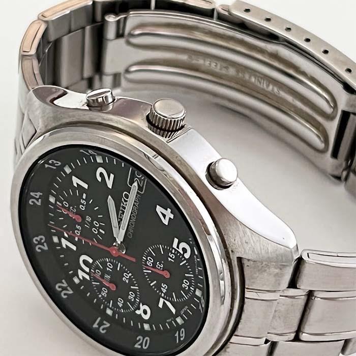 SEIKO セイコー クロノグラフ クォーツ時計 腕時計 メンズ