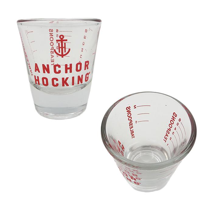 アンカーホッキング ショットグラス 30ml レッド キッチン アメリカン