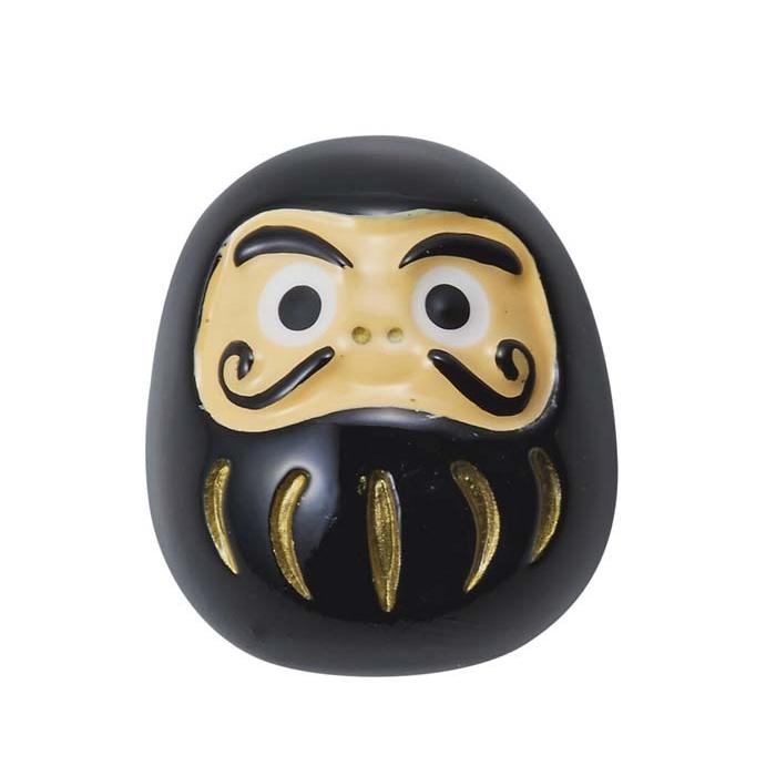 開運招福 ミニだるま 黒 貯蓄運 かわいい置物 達磨 daruma 風水 運気