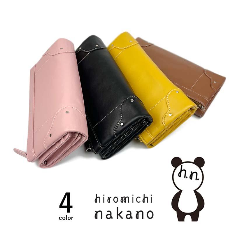 hiromichi nakano(ヒロミチ・ナカノ)二つ折り かぶせ 長財布 hiromichi nakano(ヒロミチ・ナカノ)二つ折り かぶせ 長財布