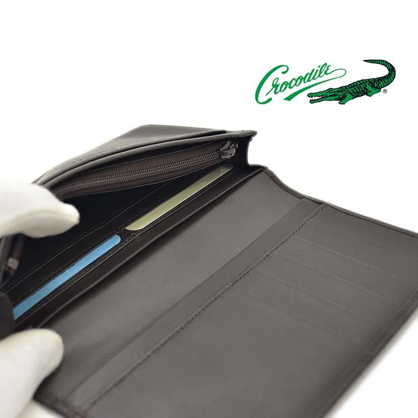 CROCODILE(クロコダイル)二つ折り 長財布 ロングウォレット CROCODILE(クロコダイル)二つ折り 長財布 ロングウォレット