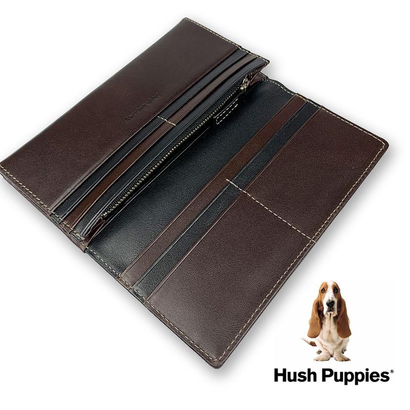 Hush Puppies(ハッシュパピー)かぶせ 二つ折り 長財布 ロングウォレット バイカラー レザー 牛革 本革(メンズ)hp0347｜flifeshop｜06