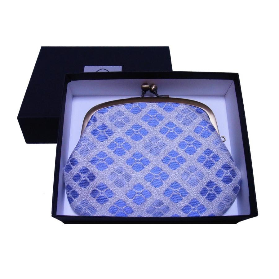 Ortensia オルテンシア 親子がま口 財布 小銭入れ ミニ財布 紫陽花 花柄 和柄 日本製 京都 西陣織 レディース 女性 シルク100 のオリジナル帯地を使用 Nsj Ogs Bl Flife 通販 Yahoo ショッピング